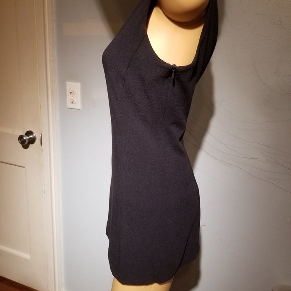 Emporio Armani black wool mini dress or tunic - Picture 4 of 9